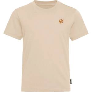 Jack Wolfskin Детска тениска Jack Wolfskin Kid's Paw T-Shirt - Paw Oyster - размер 128 (EU) (704-5896-0213)