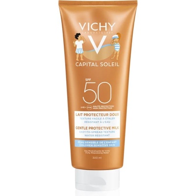 Vichy Capital Soleil Gentle Milk защитно мляко за лице и тяло за деца SPF 50 300ml
