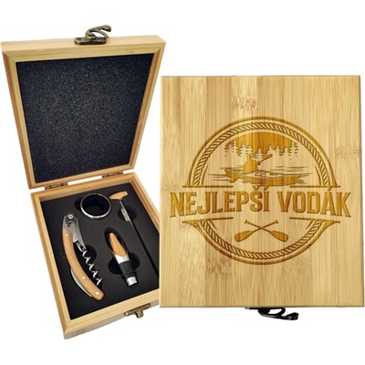 Sablio Dárková sada na víno Nejlepší vodák: 147×168×49 mm