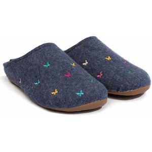 Haflinger Дамски пантофи Haflinger Women's Everest Farfalline Slippers - Jeans - размер 36 (EU) (126-0067-0211)