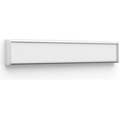 Accept Dverná tabuľka ACS (zásuvný systém, 187 × 31 mm) (strieborná tabuľka (sivé bočnice))