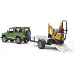 BRUDER Брудер: Land Rover Defender с ремарке - 60 см (2593)