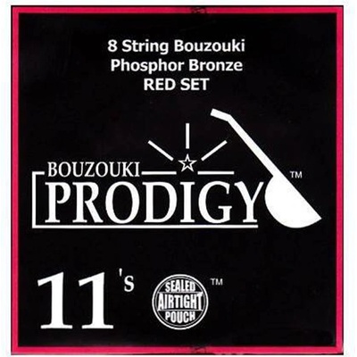 Prodigy Red, Струни за бузуки 11-28, Phosphor Bronze (PDG-RED)
