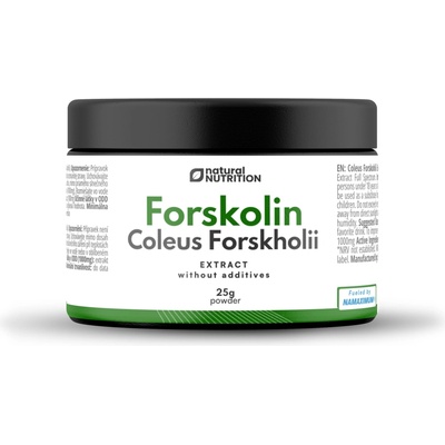 Natural Nutrition Forskolín žihľava indická extrakt prášok 25 g