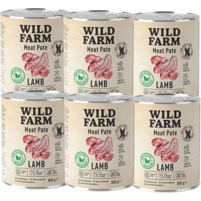 Wild Farm Pate Lamb 6 x 800 g