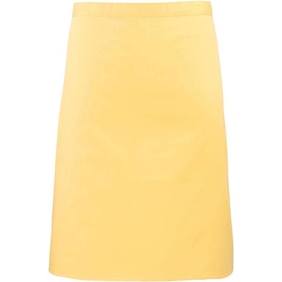 Premier PR151 Zástěra do pasu krátká Colours žlutá lemon