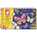 Janod Kreatívná sada Farebný piesok s trblietkami Motýle Atelier Midi