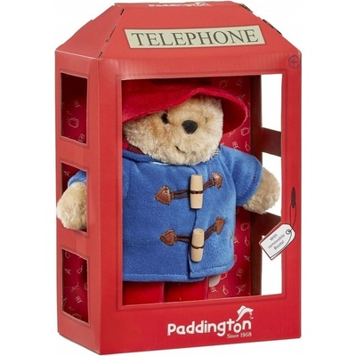 Rainbow Designs Плюшена играчка Rainbow Designs - Paddington в телефонна кабина, 22 cm (5014475021496)
