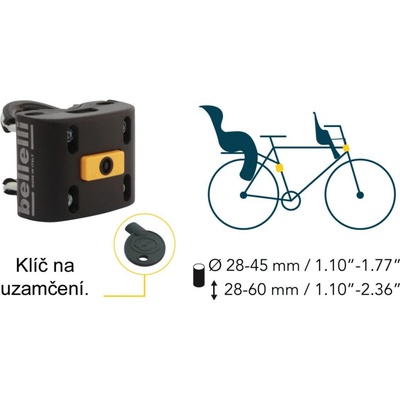 upevňovací systém k sedačkám na kolo Bellelli B-FIX – Hledejceny.cz