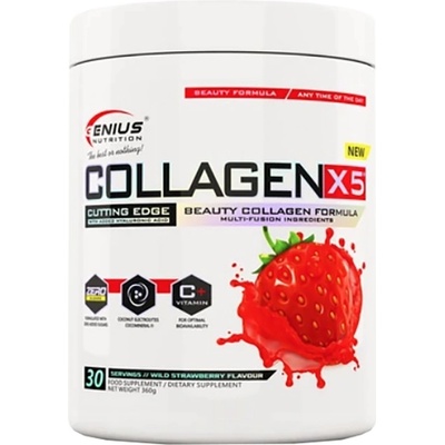GENIUS NUTRITION Collagen X5 [360 грама] Череша с лайм