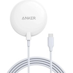 Anker Mагнитна подложка за зареждане Anker PowerWave Magnetic Pad Lite, MagSafe, 7.5W, Бяла (X001EP68R7)