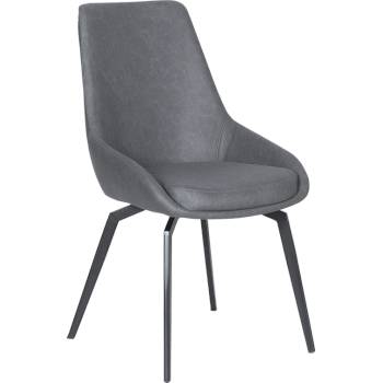 Carmen Трапезен стол truro - тъмносив 7 (3532346)