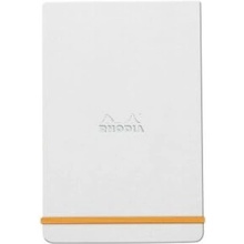 Rhodia Zápisník s pevnými deskami 9x14cm White