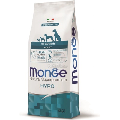 Monge Speciality Line All Breeds Adult Hypoallergenic суха храна за кучета - сьомга и риба тон 12 кг