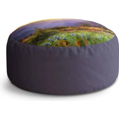 Sablio Taburet Circle Západ slunce nad lesem: 38x48 cm