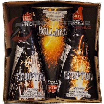 Pyrotechnika ERUPTION SADA FONTÁN, 3ks