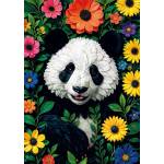 KS Games - Puzzle Blossoming Panda - 500 piese
