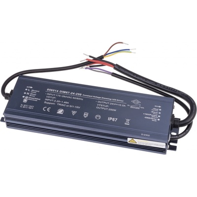 Stmívatelný napěťový zdroj DIM67 24V 250W - Stmívatelný napěťový zdroj DIM67 24V 250W