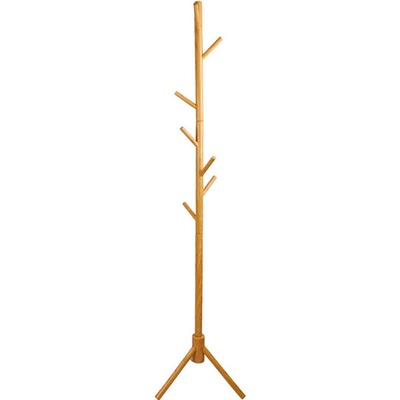 ČistéDřevo Dřevěný stojanový věšák 175 cm - přírodní – Zboží Dáma