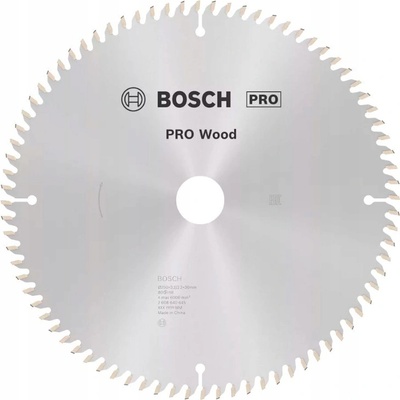 BOSCH Kotouč na dřevo 250x3,2x30 mm Optiline, 80 zubů