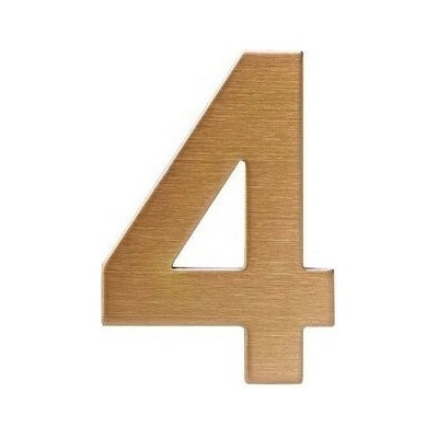 RN.75L.MD číslo "4" 75mm medené medená