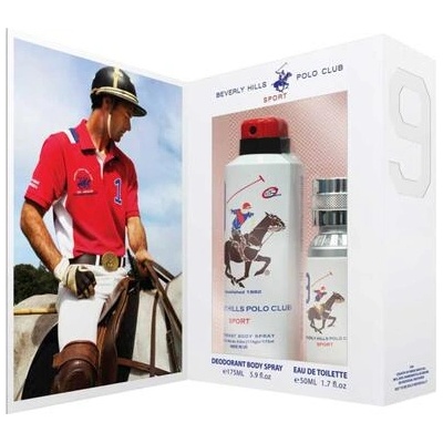 Beverly Hills Polo Club 1982 Sport 8 Комплект EDT 50 мл за мъже + Sport 9 Дезодорант спрей 150 мл за жени