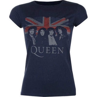 ROCK OFF Queen Vintage Union Jack černá