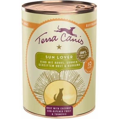 Terra Canis Sun Lover Beef with coconut sun-ripened fruit and turmeric 400 g