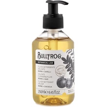 Bullfrog Jemný čistiaci gél na vlasy a bradu Bullfrog 250 ml