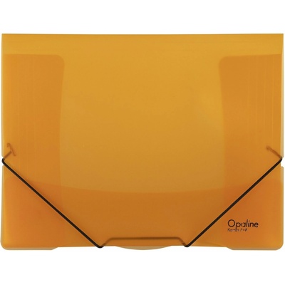 OXYBAG Opaline obal s gumou A4 oranžový