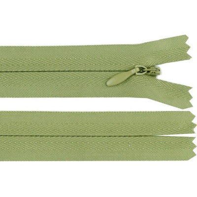 Prima-obchod Spirálový zip skrytý No 3 délka 50 cm, barva 235 zelenkavá tmavá