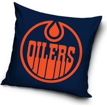 TipTrade Velurový Polštář NHL Edmonton Oilers 40x40