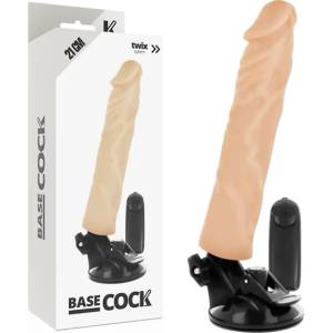  Вибратор с регулируема вакуумна основа, 21см. - Basecock Twix 3 (D-223025)