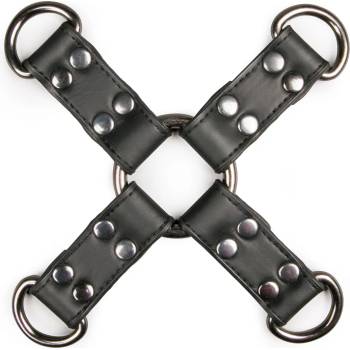 Image 1 of EasyToys Fetish Collection Black Leather Hogtie