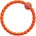 By Eloise London Bling Charms Disco Ball Ластик за коса за жени цвят Warm Orange