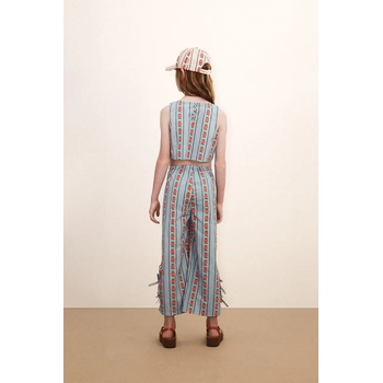 Tinycottons Детска шапка с козирка Tinycottons ROSE PATTERN CAP (SS26.513)