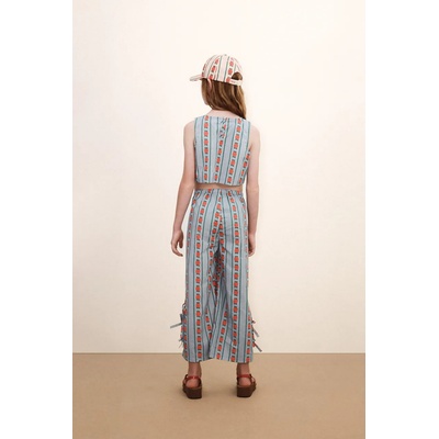 Tinycottons Детска шапка с козирка Tinycottons ROSE PATTERN CAP (SS26.513)