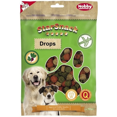 Nobby StarSnack Drops Gluten FREE bezlepkové maškrty 150 g