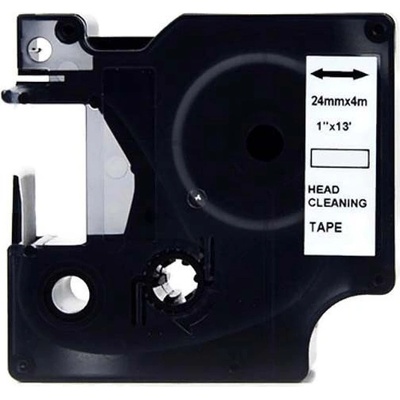 Compatible Dymo 5379C, 24mm x 4m, черен печат / бял фон, чистене съвместима лента (5379C)