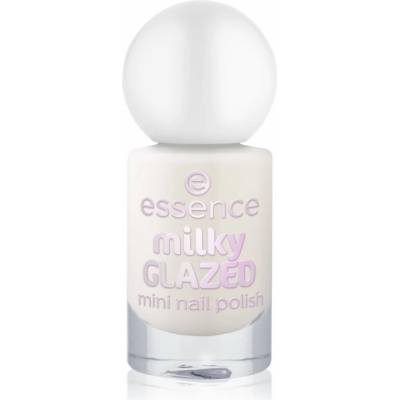 essence milky GLAZED lak na nehty mini odstín 21 5 ml