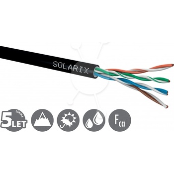 Solarix SXKD-5E-UTP-PEG CAT5e UTP PE, 305m, gelový