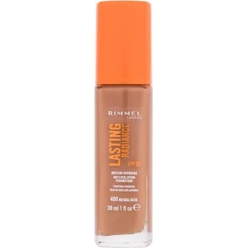 Rimmel London Lasting Radiance SPF25 озаряващ фон дьо тен с uv защита 30 ml нюанс 400 Natural Beige