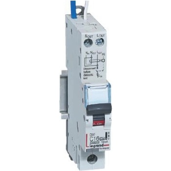 Legrand ДТЗ комбинирана DX3 1P 16A крива C 10mA тип A 10kA 1 мод. - 418974 (418974)
