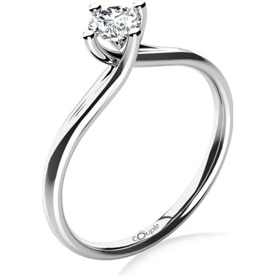 Couple Celia zásnubní prsten z bílého zlata se zirkonem 6864110 0 1