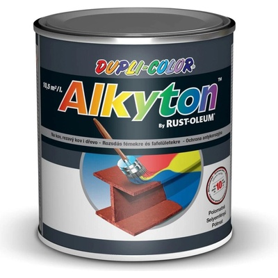 Alkyton antikorozní barva na rez 3v1 0,75 l antracitová šedá polomat