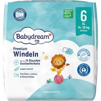 Babydream Premium XL, 14 - 20 kg 6 30 ks