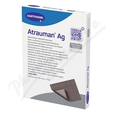 Hartmann Atrauman Ag sterilní 5 x 5 cm 10 ks