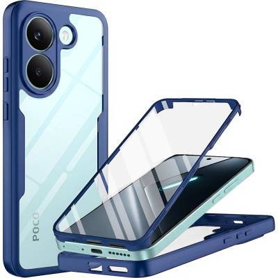 Techsuit Калъф за Xiaomi Poco X8 Pro - ColorVerse 360 Series + протектор - Techsuit - Син