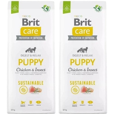 Brit Care Sustainable Puppy Chicken & Insect 2 x 12 kg