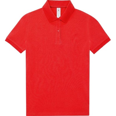 B&C My Polo 180 /women Dámske piqué polo červená